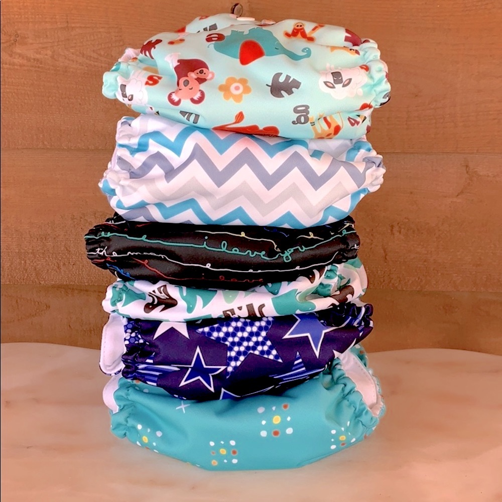 New Mama Koala One Size Cloth Diaper- 6 Pack